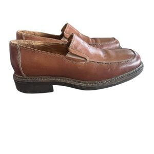 Bostonian Strada Leather Slip On  Loafers - Mens Size 8.5 - Brown